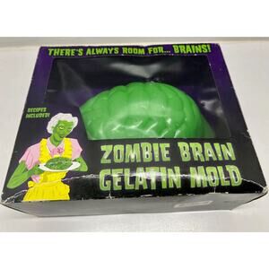 2006 Halloween Zombie Brain Plastic Gelatin Mold In Box